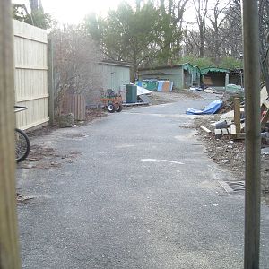 Back view of old storage? Not sure....