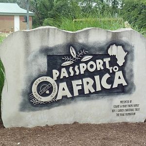 Passport to Africa - Entrance Sign