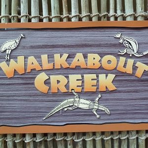 Walkabout Creek - Entrance Sign