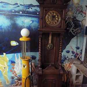Grandfather Clock + Gas Pump?