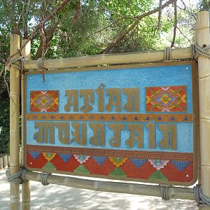 Asian Mountain - Sign