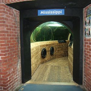 View of the redone central tank