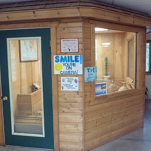 Reptile House - African Spurred Tortoise Exhibit