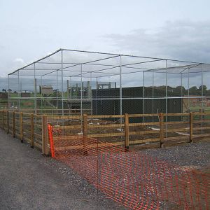 New Parrot Aviary construction work