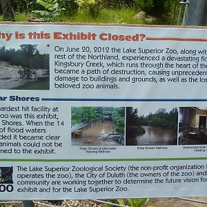 Polar Shores Complex (now closed) - Informational Sign