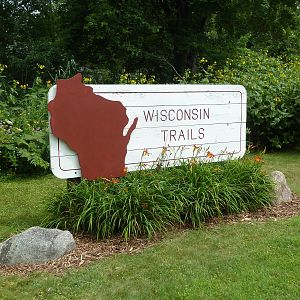 Wisconsin Trails - Entrance Sign