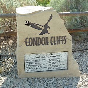 Condor Cliffs - Sign