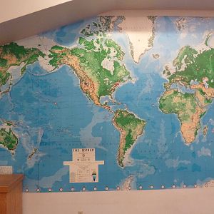 Interpretative Center - World Map (with highlighted conservation projects)
