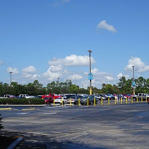 Parking Lot at SeaWorld Orlando