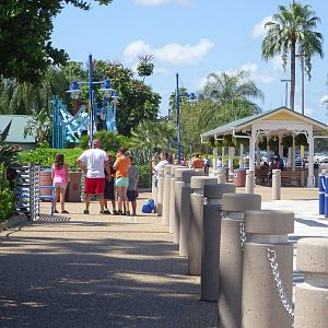 Approaching the Entrance at SeaWorld Orlando