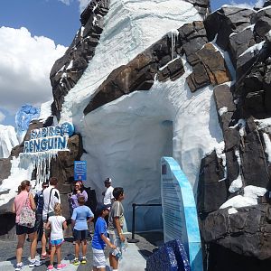 Entrance to Empire of the Penguin at SeaWorld Orlando