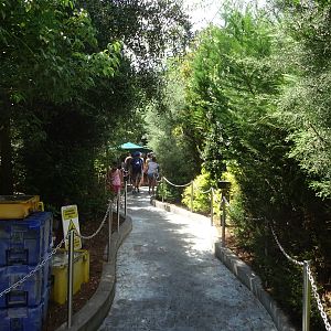 Queue Area for Antarctica: Empire of the Penguin at SeaWorld Orlando