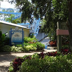Dolphin Stadium Entrance at SeaWorld Orlando