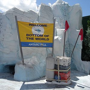 Entrance to Antarctica: Empire of the Penguin
