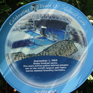 Shamu Stadium Layout Circa 1984 at SeaWorld Orlando