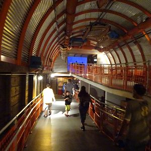 Approaching the Underwater Viewing Areas of Wild Arctic at SeaWorld Orlando