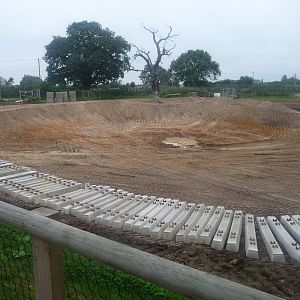 New hunting dog enclosure