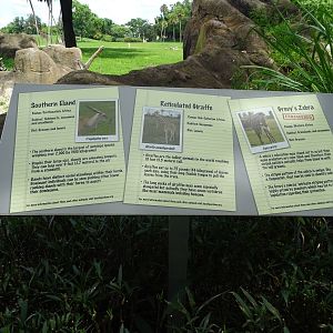 Serengeti Plain Signs at Busch Gardens Tampa