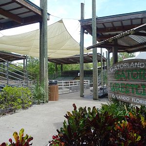 Entrance to the Gator Wrestling Stadium at Gatorland