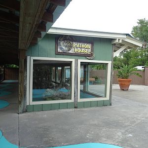 Exterior View of the Python House at Gatorland