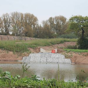 Chester Zoo, construction of Islands 13 September 2014