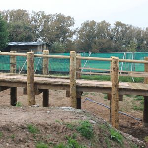 Chester Zoo, construction of Islands 13 September 2014