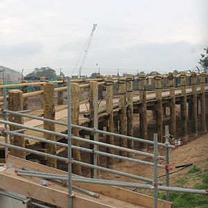 Chester Zoo, construction of Islands 13 September 2014