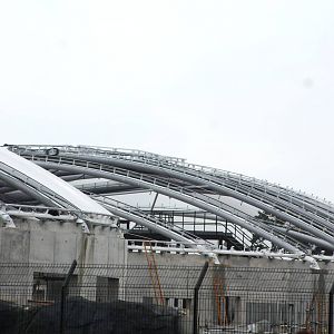 Chester Zoo, construction of Islands 13 September 2014