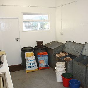 Order restored in the redecorated kitchen, 26th September 2014