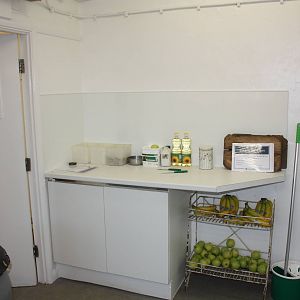 Order restored in the redecorated kitchen, 26th September 2014