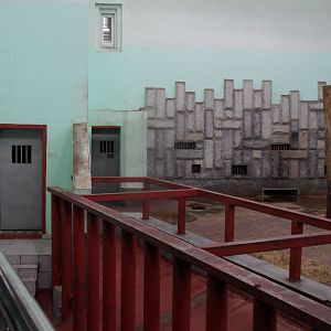 Elephant house - staff doors