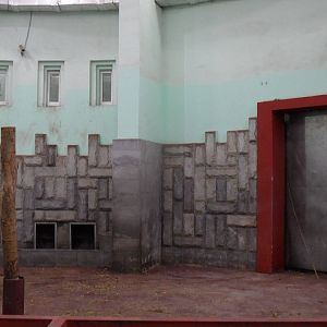 Elephant house interior