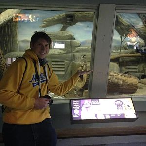 Oct. 2014 - Small Mammals - Me Acting As the Typical Zoo Visitor