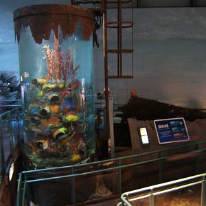 Sunken submarine tank