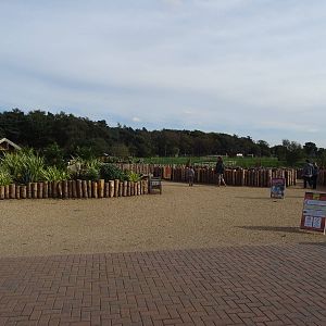 Immediate View Upon Entry at Yorkshire Wildlife Park