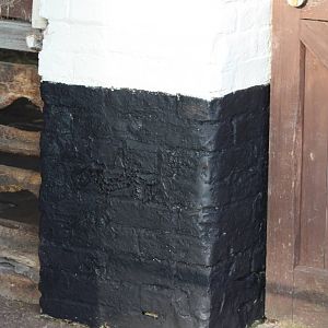 New paintwork in the pig pens, 3rd October 2014