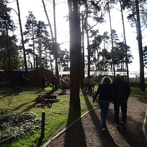 General View of Lemur Woods at Yorkshire Wildlife Park