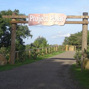 Entrance to Project Polar at Yorkshire Wildlife Park