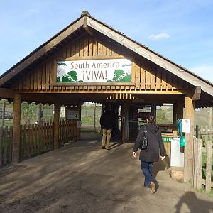 Entrance to South America Viva at Yorkshire Wildlife Park