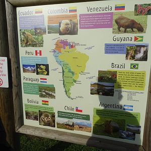 South America Viva Sign at Yorkshire Wildlife Park
