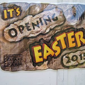 Sign for new exhibit next year