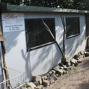 Old Clouded leopard-enclosure inside