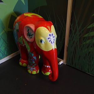 Elephant statue in the shop