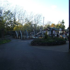 View of Snow Leopard enclosure
