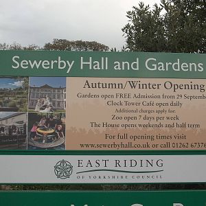 Signage at entrance to estate, 24th October 2014