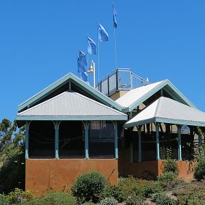 Dolphin Stadium - Blue Horizons Show - Black Vulture Holding Cages