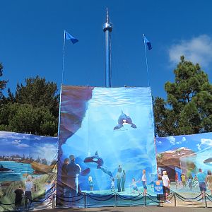 Shamu Stadium - One Ocean Show - New Habitat Conceptual Graphics