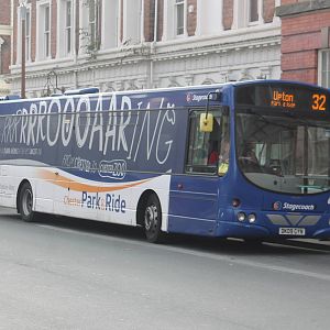 Chester Zoo liveried bus October 2014