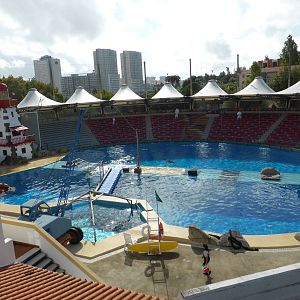 Dolphin and Sealion Pool viewed from Teleferico