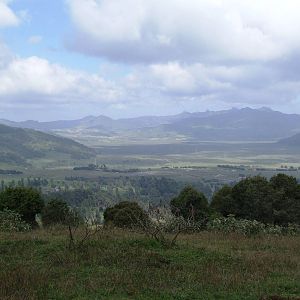 View from near Park HQ, Bale Mountains NP, 16/10/14